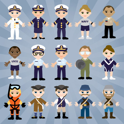 Military Lil' Peeps Part II SVG Collection