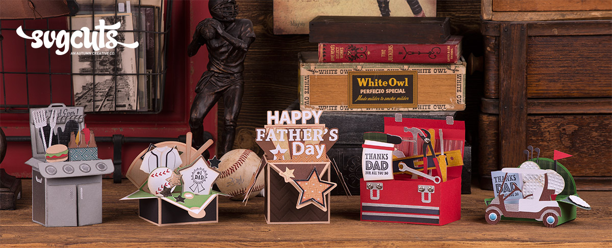 Father's Day Box Cards SVG Kit