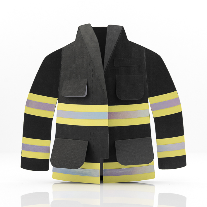 Firefighter Coat Card