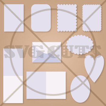 4 Bar (A1) Envelope and Cards SVG Set - Click Image to Close