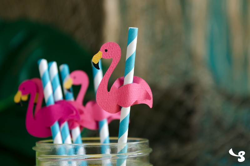 Flamingo Straws - Click Image to Close
