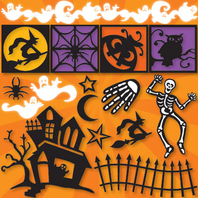 Spooky Silhouettes SVG Collection