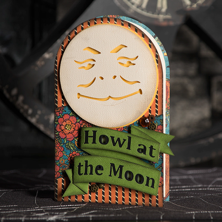 Moon Face Card