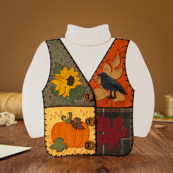Susan's Fall Vest Card