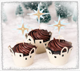 Christmas Cupcake Wrappers SVG Kit