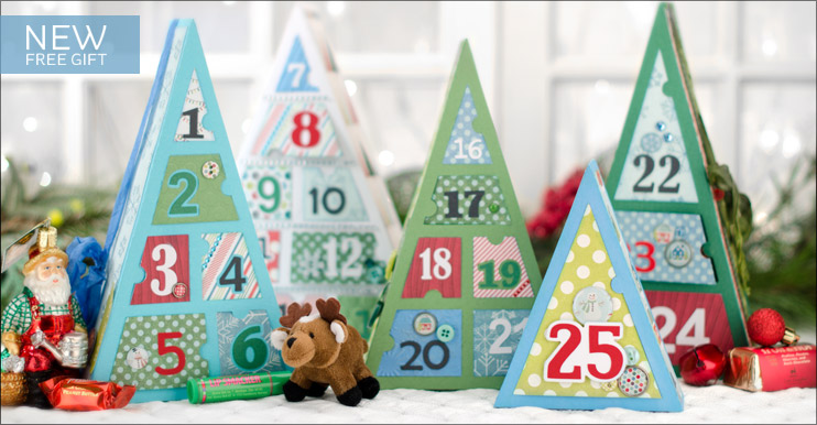 Advent Calendar Trees SVG Kit - Click Image to Close