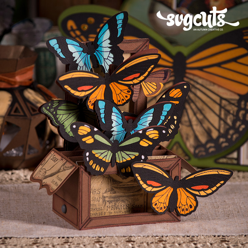 Boho Butterflies SVG Kit - Click Image to Close
