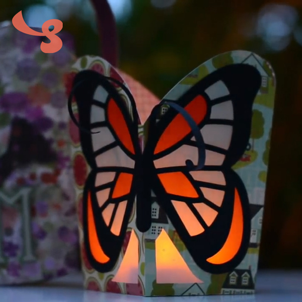 Butterfly Lantern - Click Image to Close