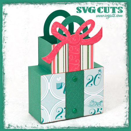 Christmas Gift Bags and Boxes SVG Kit - Click Image to Close