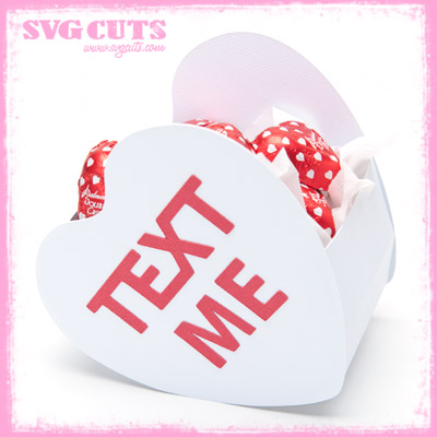 Candy Heart Goodie Bags SVG Kit - Click Image to Close