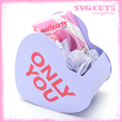 Candy Heart Goodie Bags SVG Kit - Click Image to Close