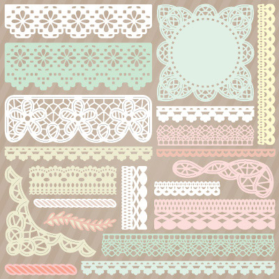 Battenburg Lace and Crochet Trim SVG Collection - Click Image to Close