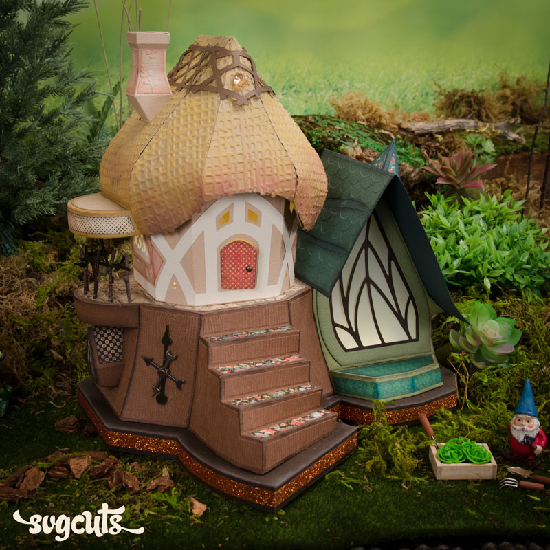 Fairy Cottage SVG Kit - Click Image to Close