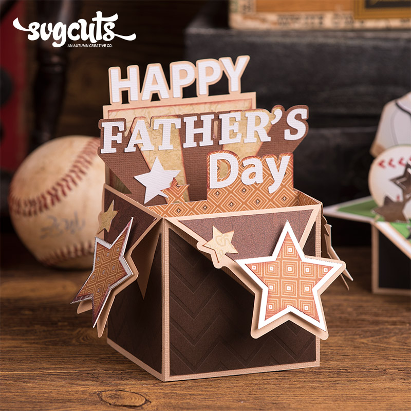 Father's Day Box Cards SVG Kit - Click Image to Close