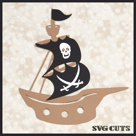 Pirate Birthday Party SVG Kit - Click Image to Close