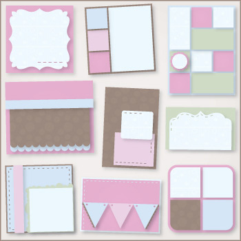 Sweet Designer Cards and Envelopes SVG Collection