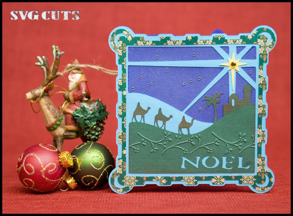 Joyful Christmas Cards SVG Kit - Click Image to Close