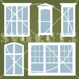 Townhouse Windows SVG Mini Pack - Click Image to Close