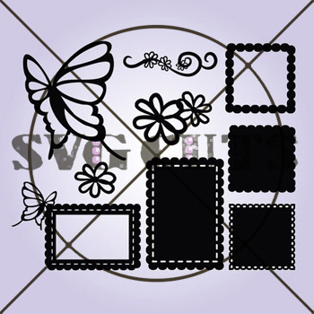 Butterfly Garden Frames SVG Collection - Click Image to Close