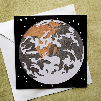Mother Earth Notecard SVG Kit - Click Image to Close