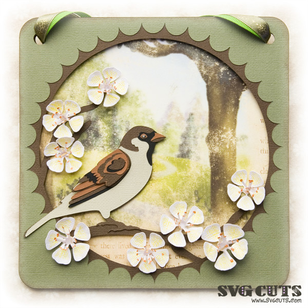 Enchanted Sparrow Paperscape SVG Kit - Click Image to Close