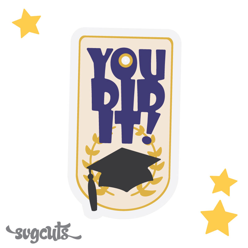 Graduation Cards and Tags SVG Kit - Click Image to Close
