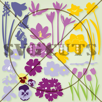 Organic Spring Flowers SVG Collection - Click Image to Close