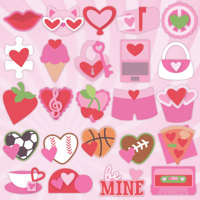 24 Valentines SVG Kit - Click Image to Close