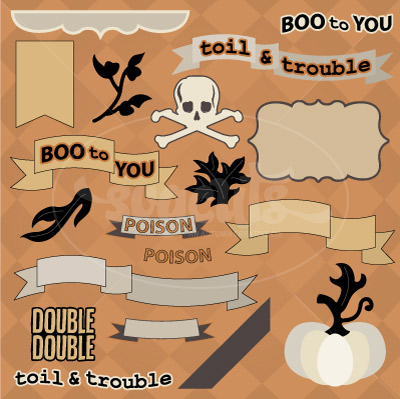 Toil and Trouble SVG Kit - Click Image to Close