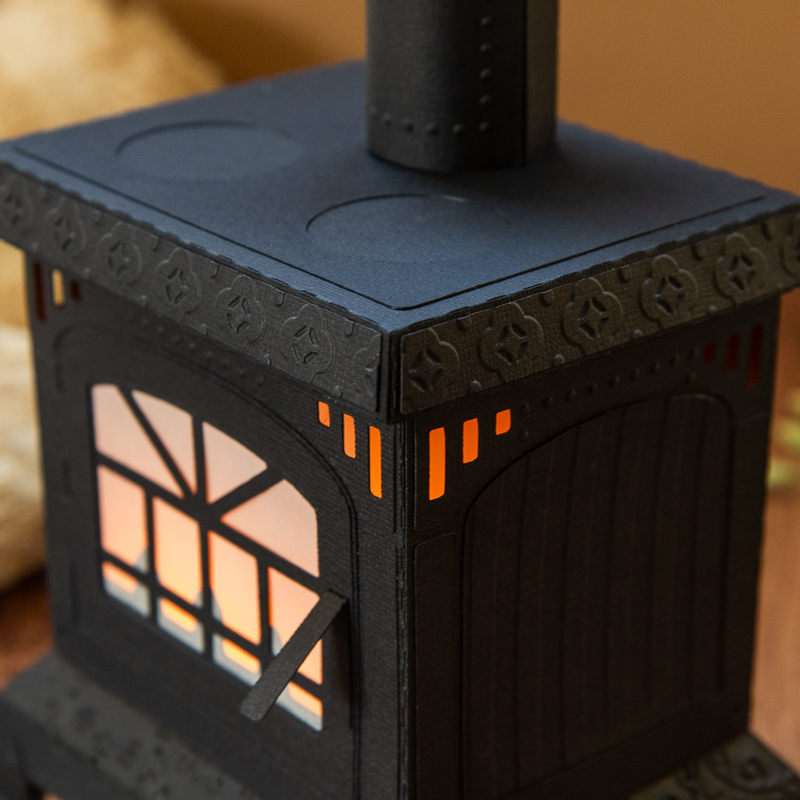 Wood Stove Luminary - Click Image to Close