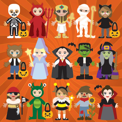 Trick Or Treat Lil' Peeps SVG Collection