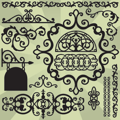 French Quarter Ironwork SVG Collection