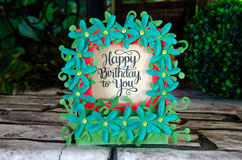 Oversized Floral Box Card