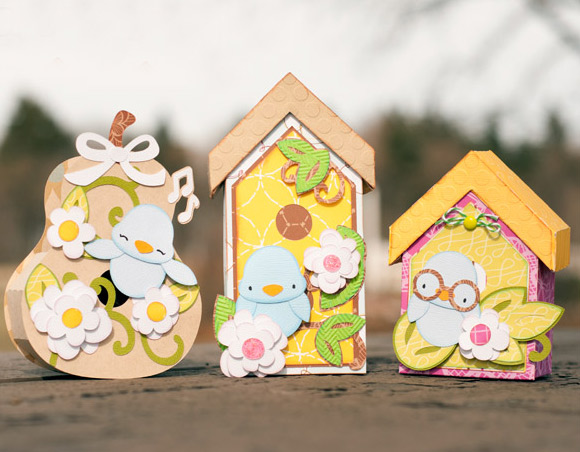 Spring Birdhouses SVG Kit