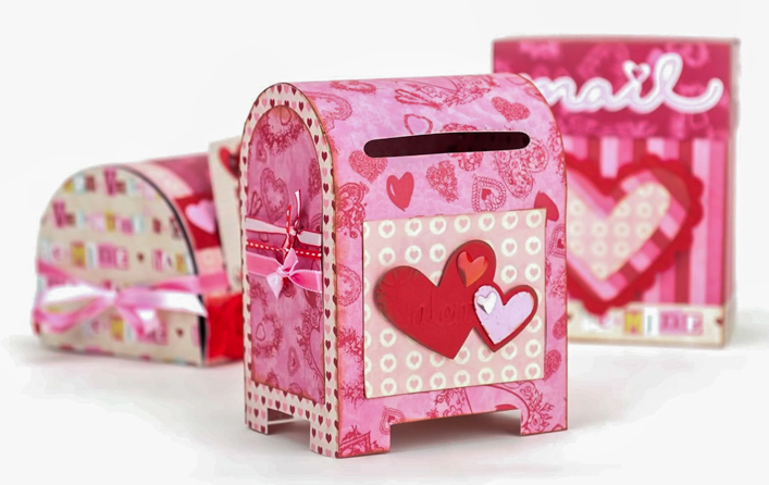 Valentine Mailboxes SVG Kit
